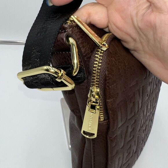 Steve Madden Faux Leather Crossbody Signature Bag with Guitar Strap - Picture 5 of 12